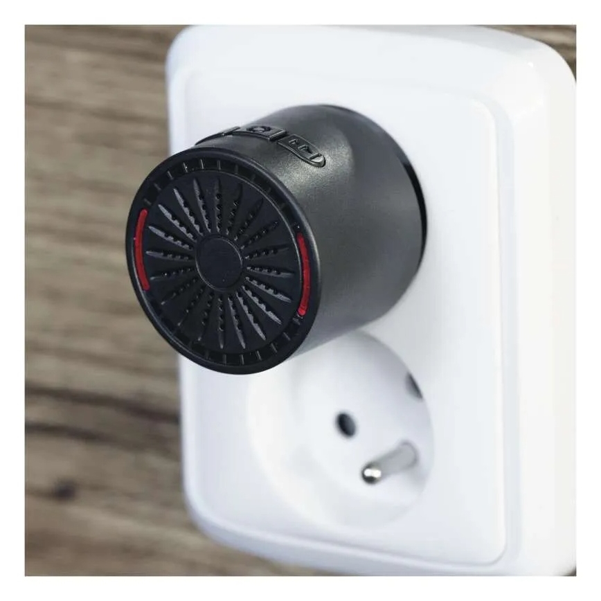 Bežični zvonac za utičnicu 230V + 1xCR2032 crni