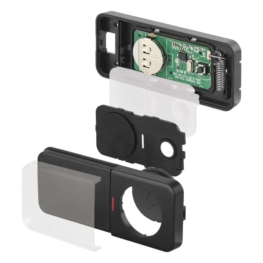 Bežični zvonac za utičnicu 230V + 1xCR2032 crni