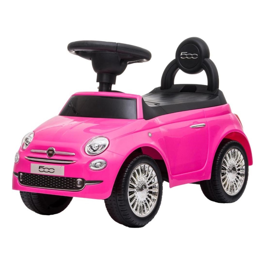 Bicikl guralica Fiat 500 2xAA ružičasta