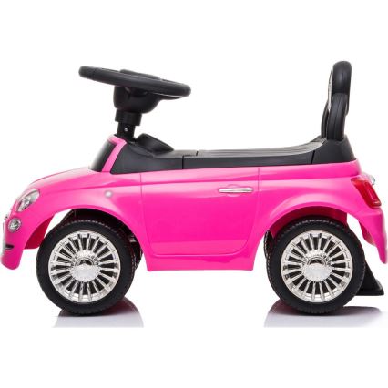 Bicikl guralica Fiat 500 2xAA ružičasta