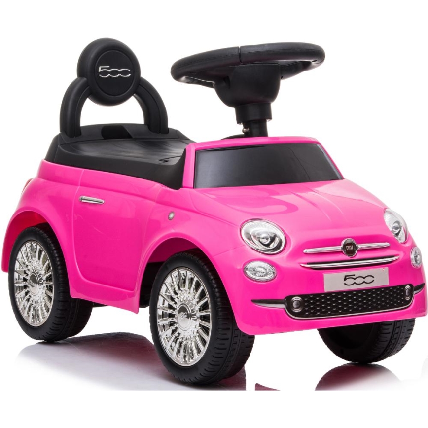Bicikl guralica Fiat 500 2xAA ružičasta