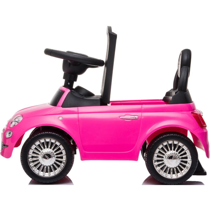 Bicikl guralica Fiat 500 2xAA ružičasta