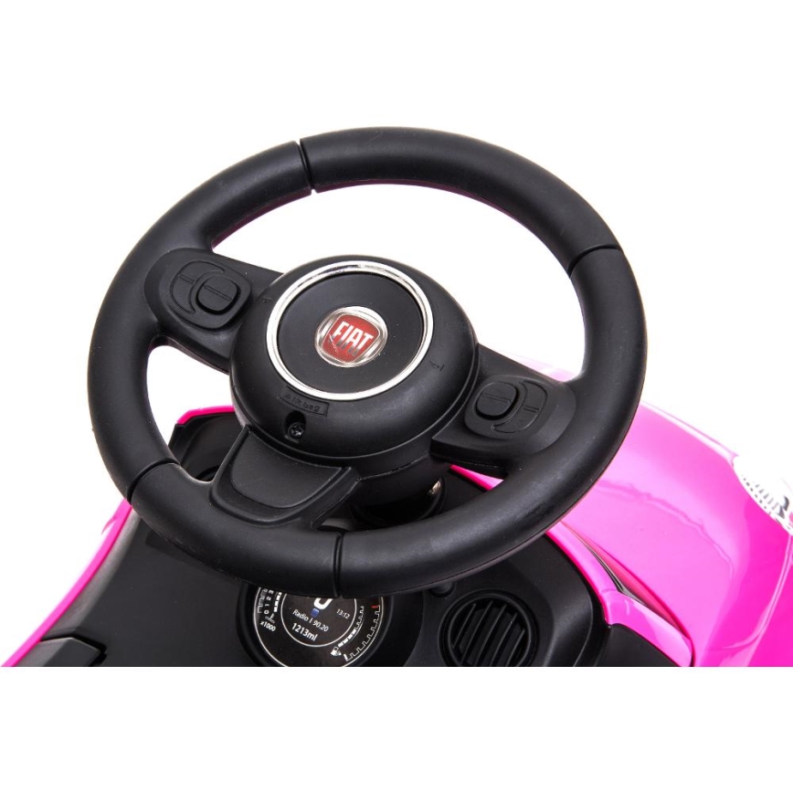 Bicikl guralica Fiat 500 2xAA ružičasta
