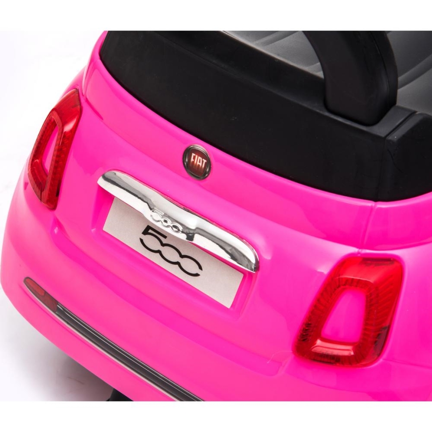 Bicikl guralica Fiat 500 2xAA ružičasta