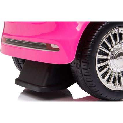 Bicikl guralica Fiat 500 2xAA ružičasta