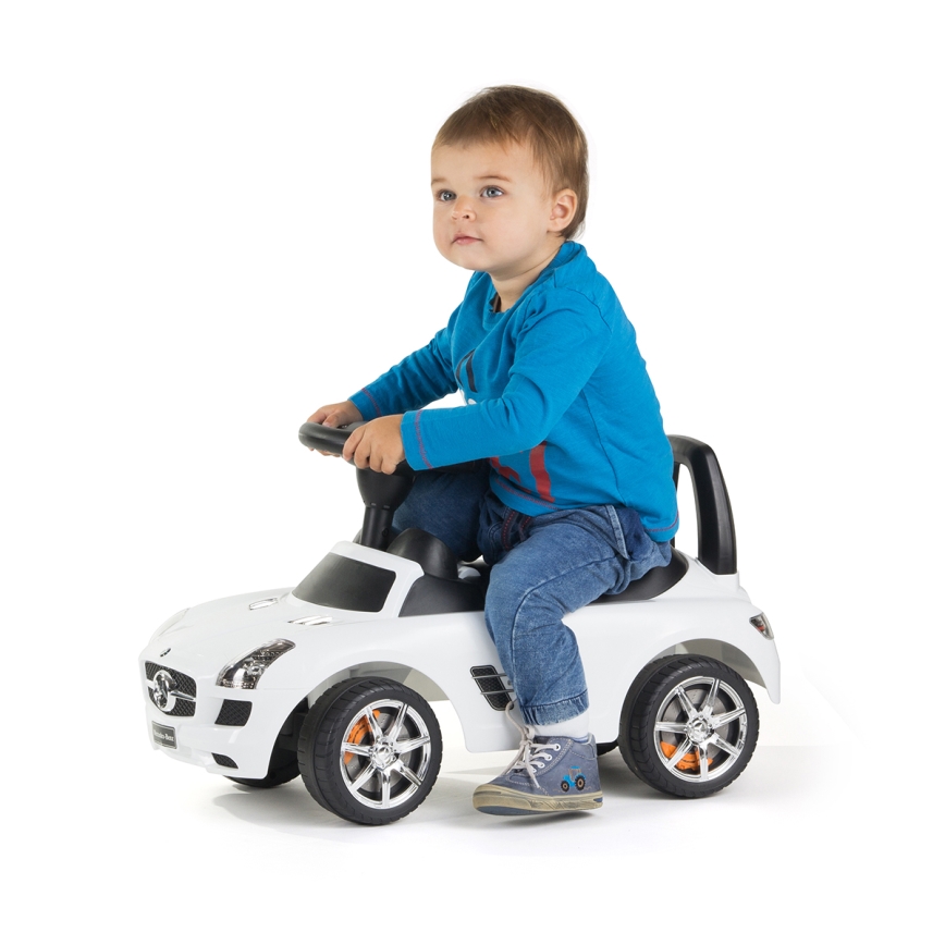 Bicikl guralica Mercedes 2xAA bijela/crna
