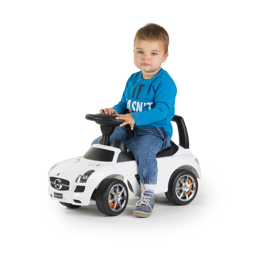 Bicikl guralica Mercedes 2xAA bijela/crna