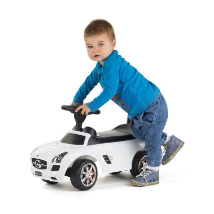 Bicikl guralica Mercedes 2xAA bijela/crna