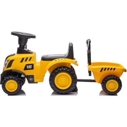Bicikl guralica traktor CAT 2xAA žuta/crna