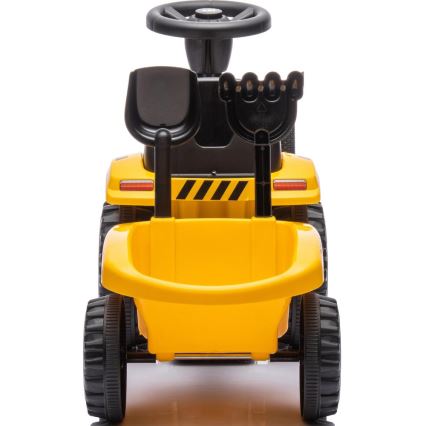 Bicikl guralica traktor CAT 2xAA žuta/crna