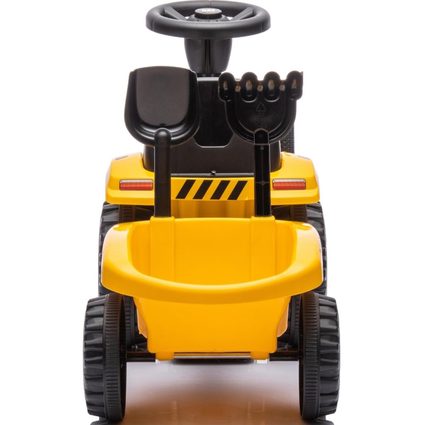 Bicikl guralica traktor CAT 2xAA žuta/crna