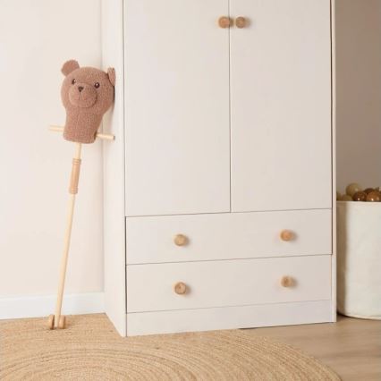 Bieco - Drvena igračka konjić MIKA medvjed