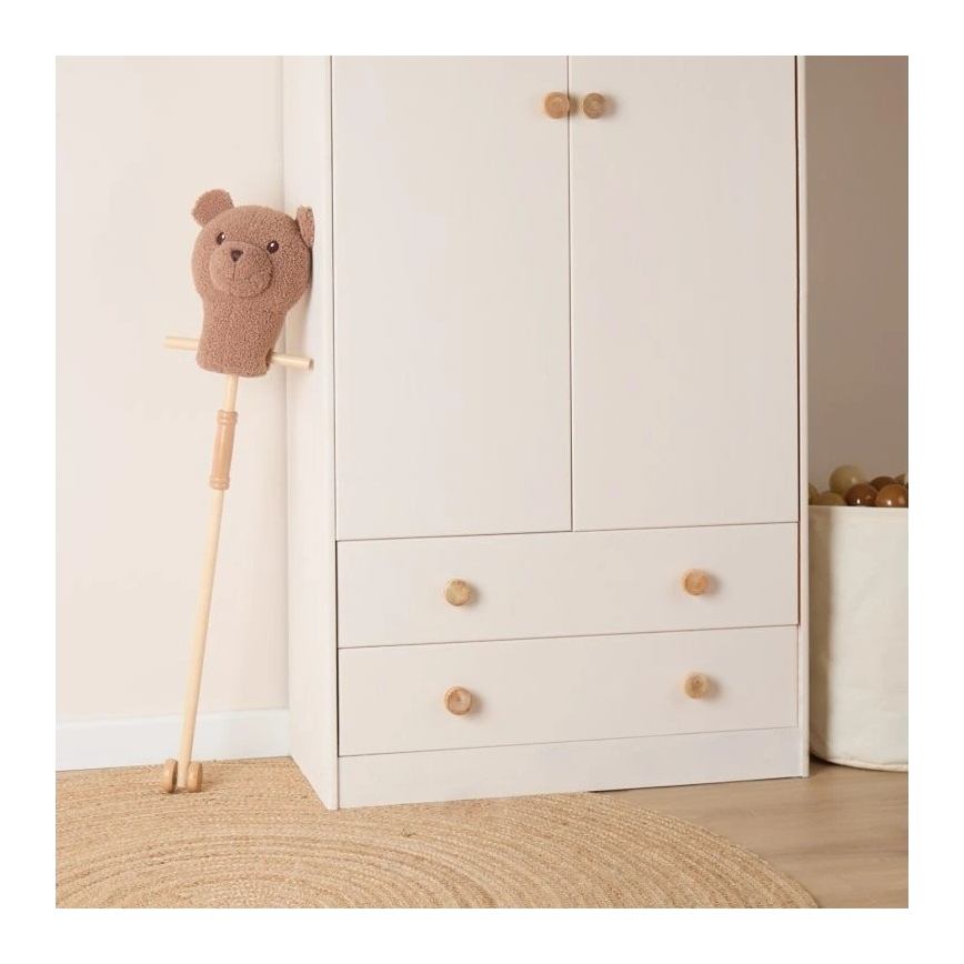 Bieco - Drvena igračka konjić MIKA medvjed