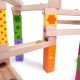 Bigjigs Toys - Drvena staza s kuglicama obojena