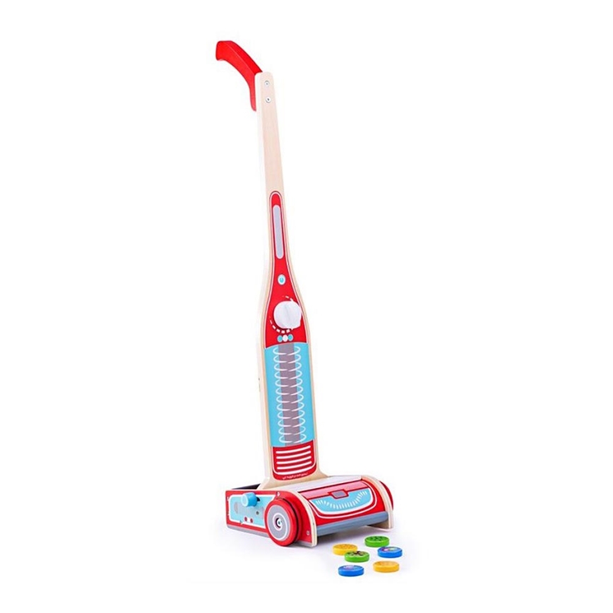 Bigjigs Toys - Usisavač na štap