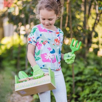 Bigjigs Toys - Vrtlarski set u sanduku