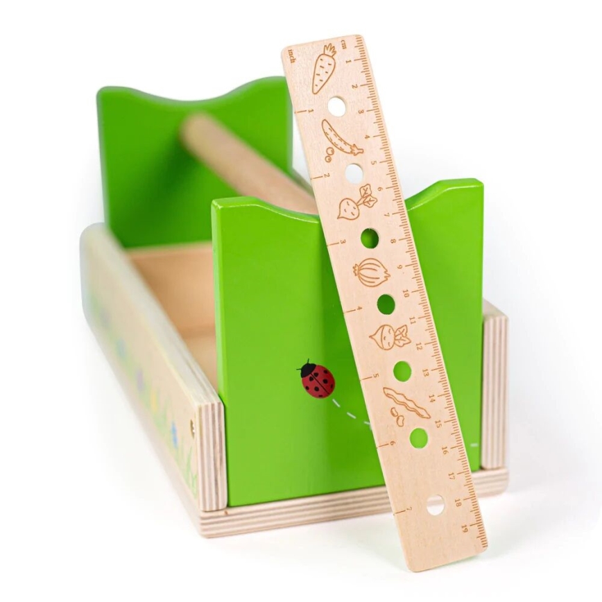 Bigjigs Toys - Vrtlarski set u sanduku