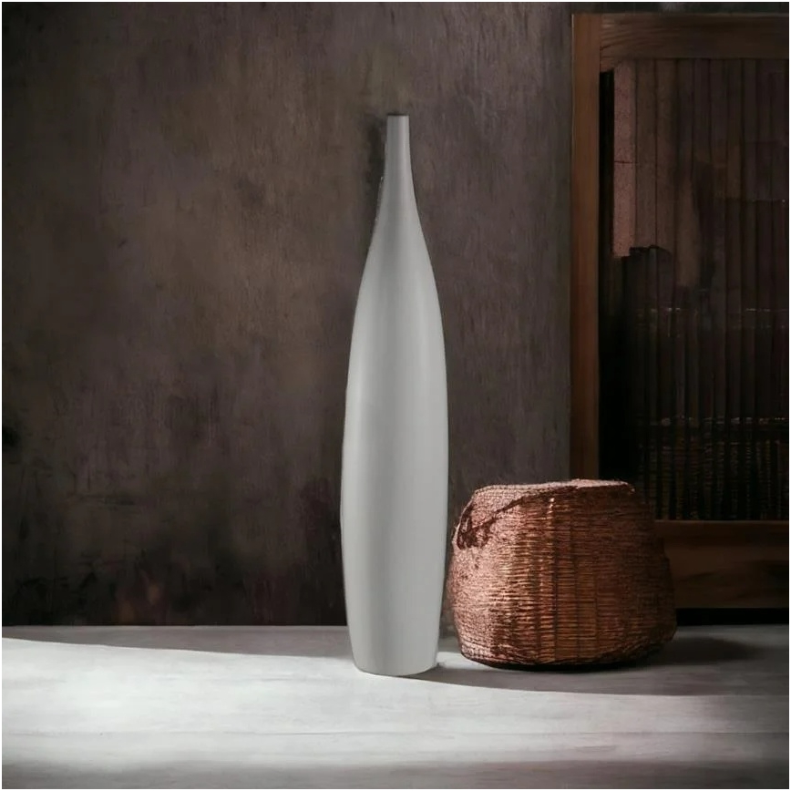 Bijela keramička vaza 70 cm