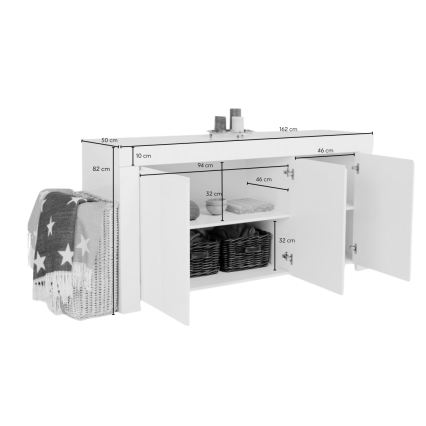 Bijela komoda FINERA