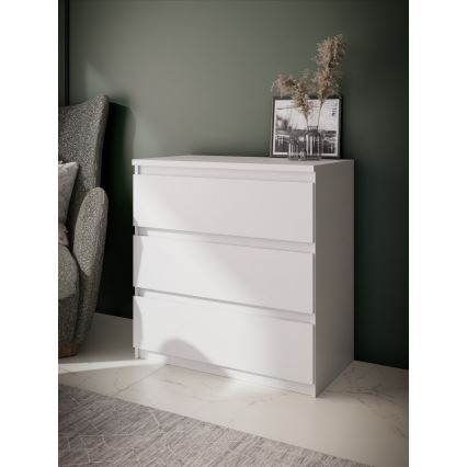 Bijela komoda MAO s ladicama