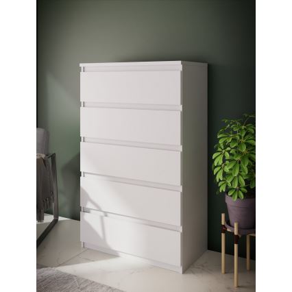 Bijela komoda MAO s ladicama