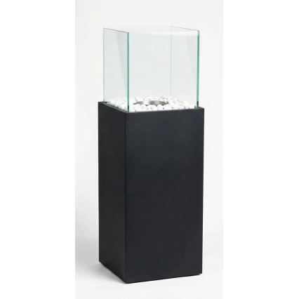 BIO kamin ALICANTE 26,5x80,5 cm 2kW crni