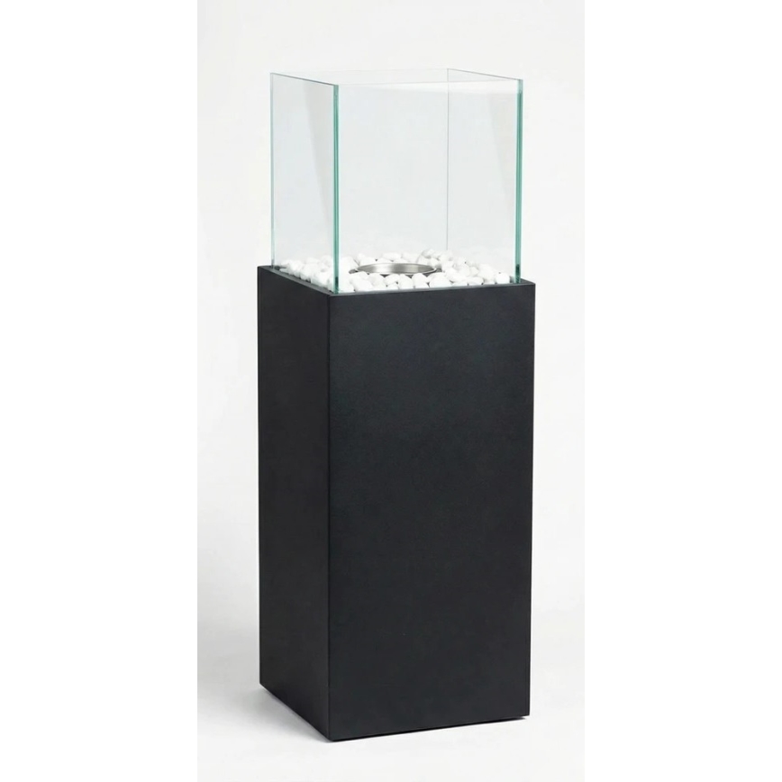 BIO kamin ALICANTE 26,5x80,5 cm 2kW crni