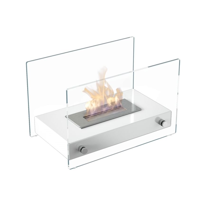 Kratki - BIO kamin 25,2x39cm 1kW bijeli