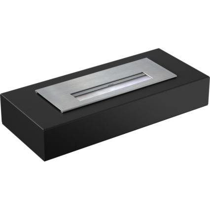 Kratki - BIO kamin 8,5x49 cm 2,5 kW crni