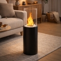 BIO kamin ROMA 26,5x80,5 cm 2kW crna + zaštitni pokrov