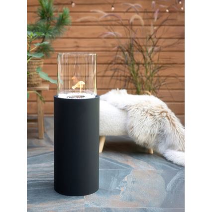 BIO kamin ROMA 26,5x80,5 cm 2kW crna + zaštitni pokrov