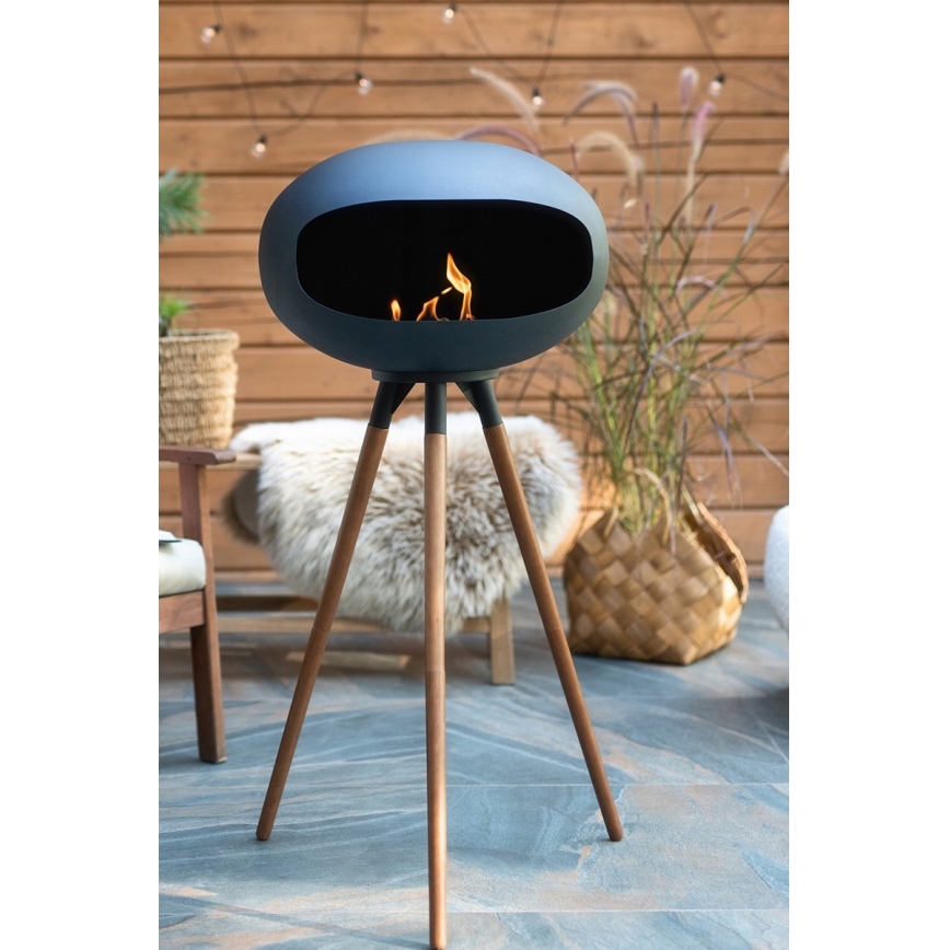 Bio kamin TOKIO 45 x 100 cm, 2 kW, crne boje