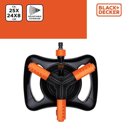 BLACK+DECKER - Kružna prskalica trokraka