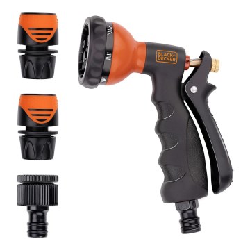 BLACK+DECKER - Pištolj za zalijevanje s 3 priključka