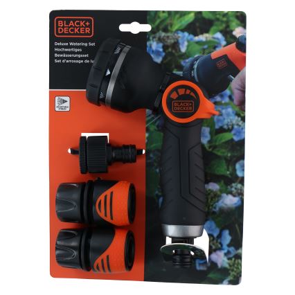 BLACK+DECKER - Pištolj za zalijevanje s 3 spojnice