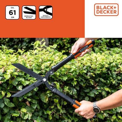 BLACK+DECKER - Škare za živicu 610 mm