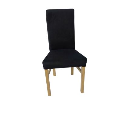 Blagovaonska stolica ALISON crna/bukva