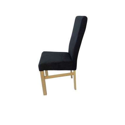 Blagovaonska stolica ALISON crna/bukva