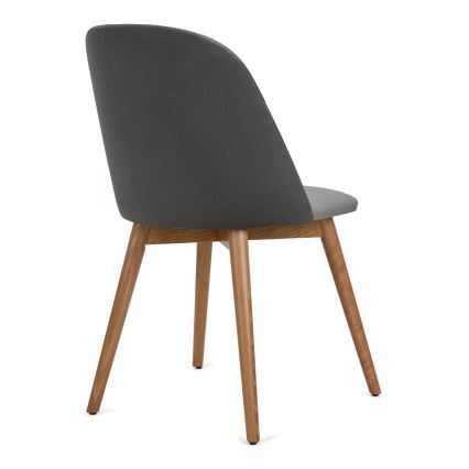 Blagovaonska stolica BAKERI 86x48 cm siva/svijetli hrast