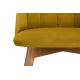 Blagovaonska stolica BAKERI 86x48 cm žuta/bukva