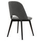 Blagovaonska stolica BOVIO 86x48 cm siva/bukva
