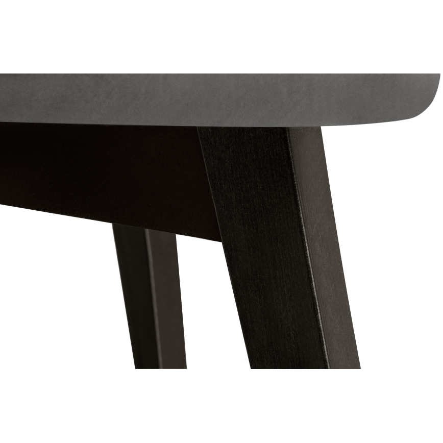 Blagovaonska stolica BOVIO 86x48 cm siva/bukva