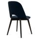 Blagovaonska stolica BOVIO 86x48 cm tamno plava/bukva