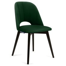 Blagovaonska stolica BOVIO 86x48 cm tamno zelena/bukva