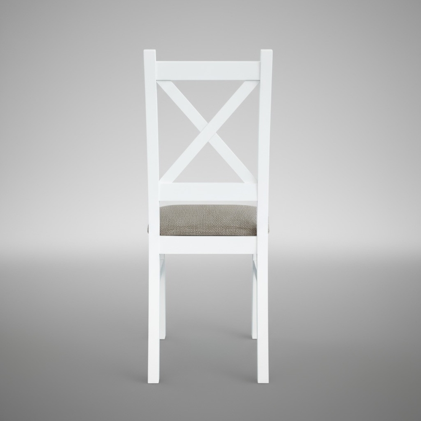 Blagovaonska stolica NATE bijela/smeđa