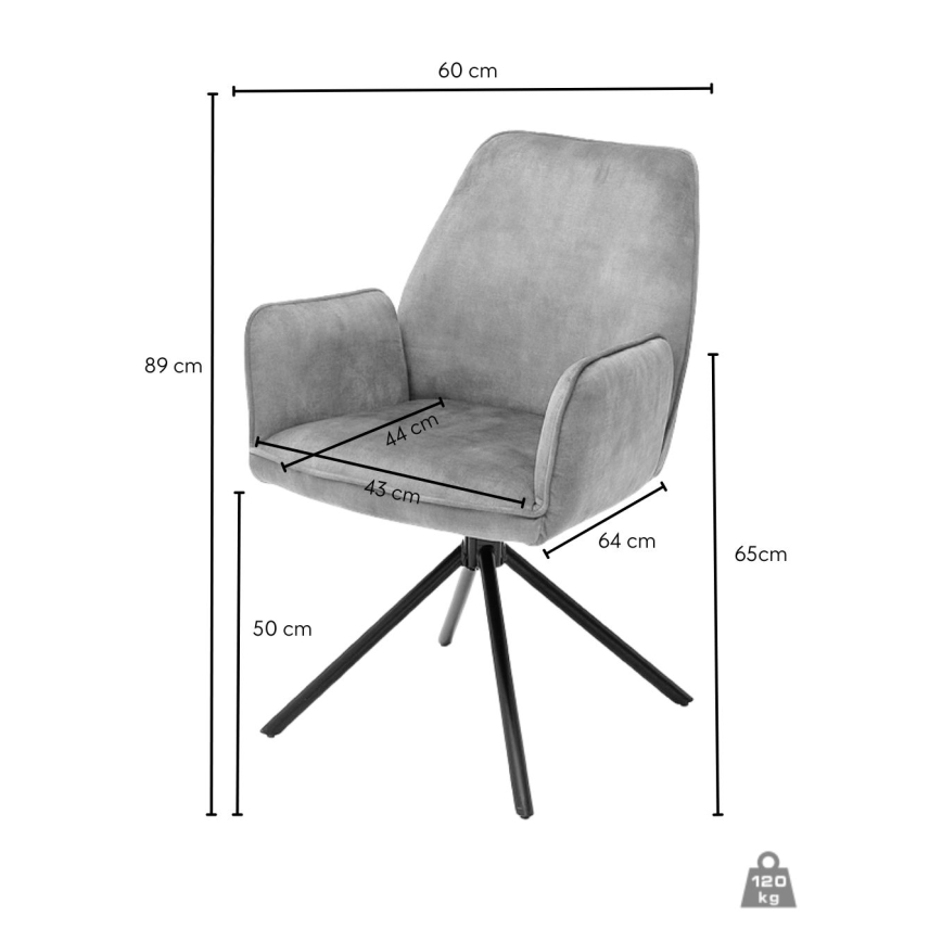 Blagovaonska stolica NEXORO, 1 kom, crvena