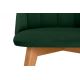 Blagovaonska stolica RIFO 86x48 cm tamno zelena/bukva
