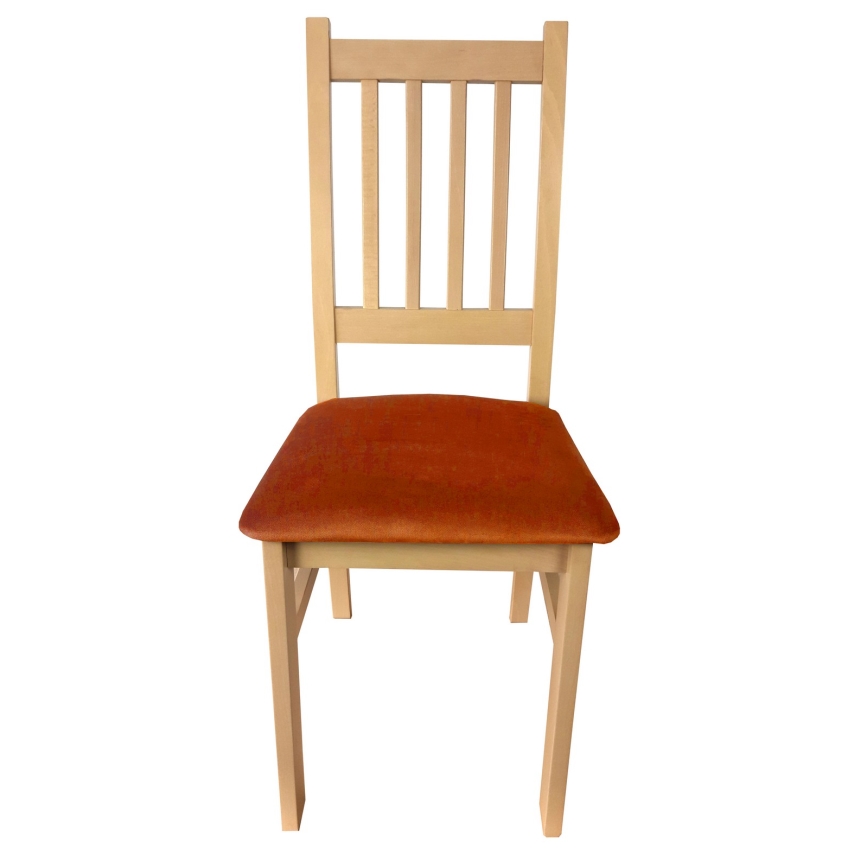Blagovaonska stolica SIMON bukva/narančasta
