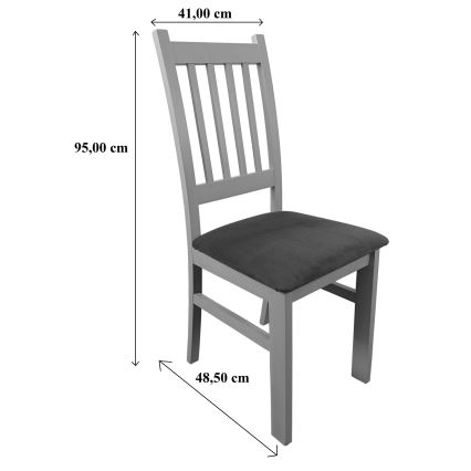 Blagovaonska stolica SIMON bukva/narančasta