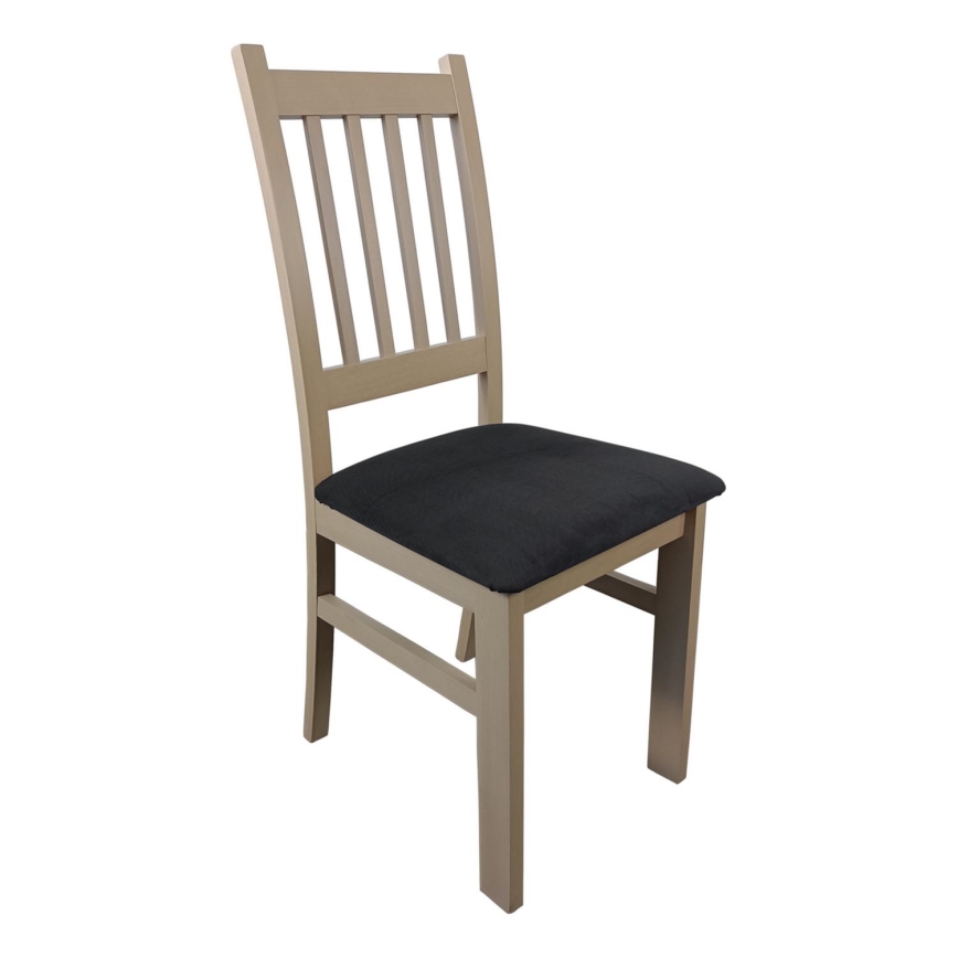 Blagovaonska stolica SIMON buk/tamno siva